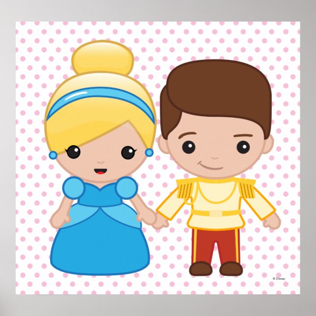 Poster Cendrillon et le prince charmant Emoji 3 (Devant)
