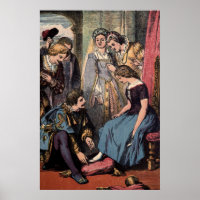Cendrillon vintage raccord le chausson en verre