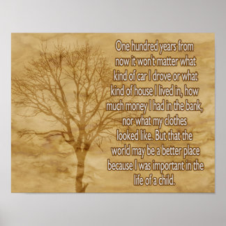 Poster Cent ans à venir ***