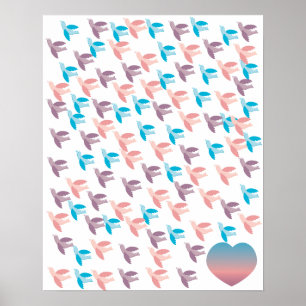 Poster Cent Oiseaux