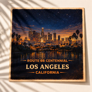 Poster Centenaire de Los Angeles Californie