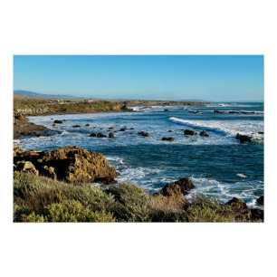 Poster Central CA Coast Splash & Splendor