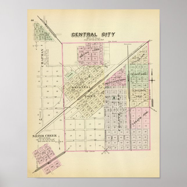 Poster Central City, Nebraska (Devant)