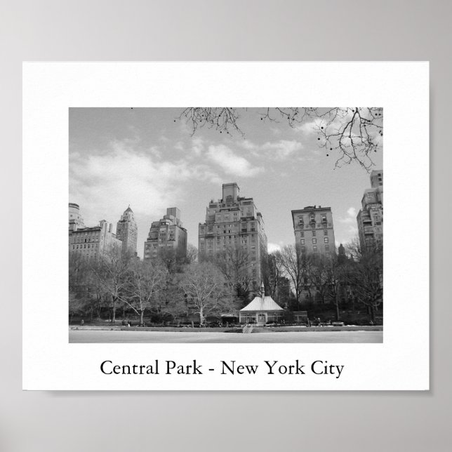Poster Central Park - New York City (Devant)