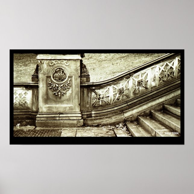 Poster Central Park Stairs (Devant)