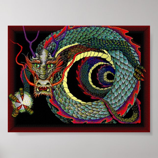 Poster Centre commercial Dragon Luck (Devant)