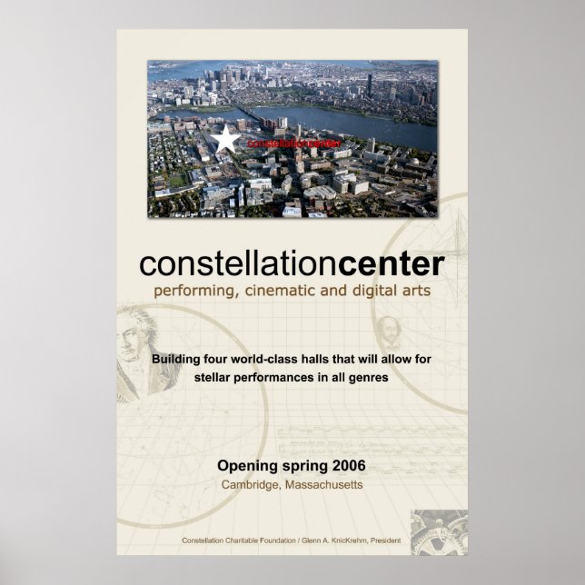 Poster centre de constellation 001 (Devant)