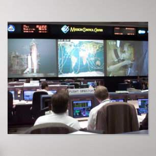 Poster Centre de contrôle de mission (STS-102)