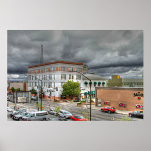 Poster Centre-ville de Bakersfield