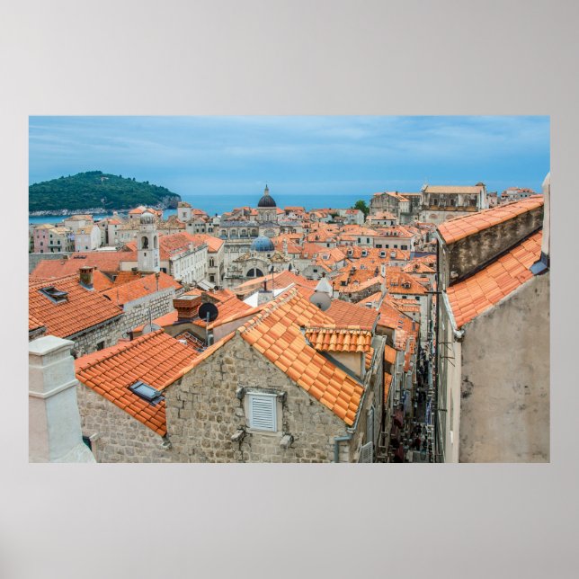 Poster Centre-ville de Dubrovnik (Devant)