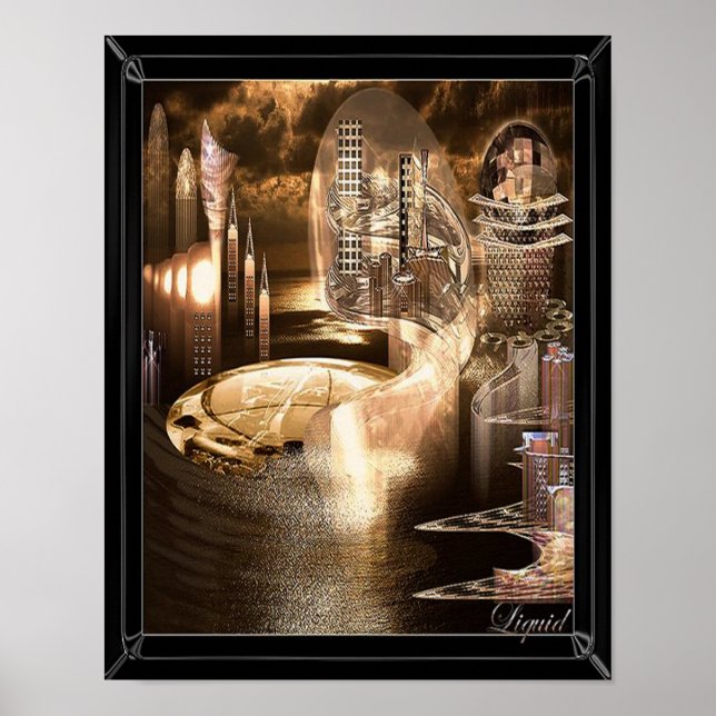 Poster Centre-ville de Galanty (Imprimer) (Devant)