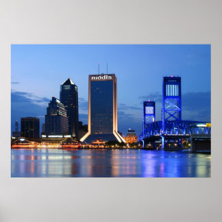 Poster Centre-ville de Jacksonville