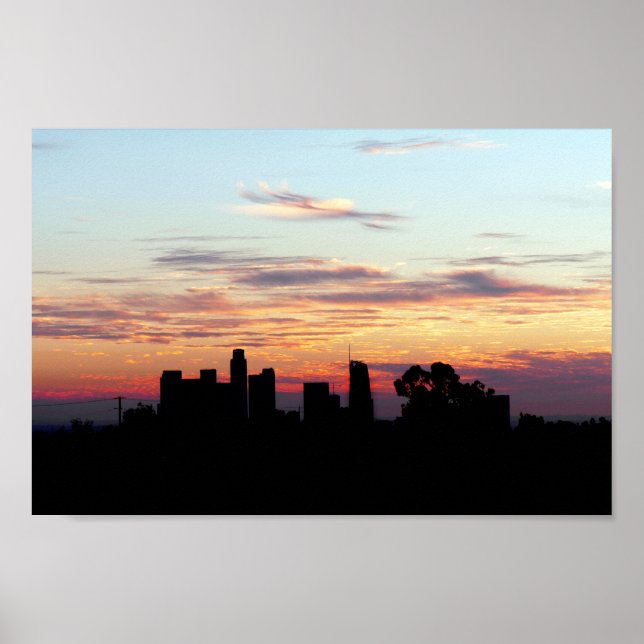 Poster Centre-ville de Los Angles (Devant)