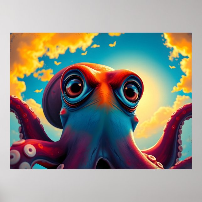 Poster Céphalopode (Devant)