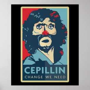 Poster Cepillin Clown Funny Mexicain Clown Cepillín Cadea