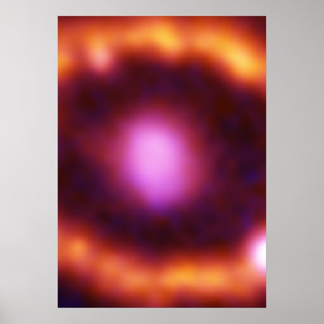 Poster Cercle autour de Supernova 1987A (SN1987A) (Devant)