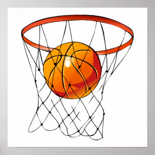 Poster Cercle de basket-ball