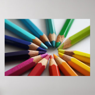 Poster Cercle de couleur