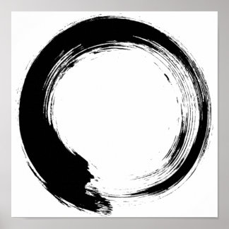 Poster Cercle Zen Enso