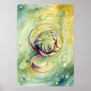 Poster Cercles dans des cercles