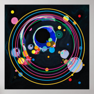 Poster Cercles de Kandinsky