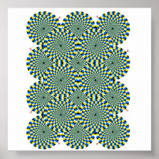 Poster cercles d'illusion