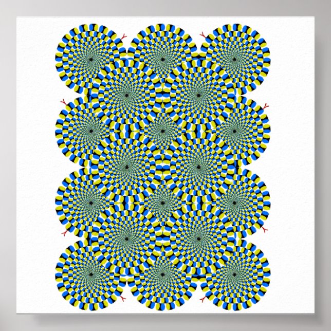 Poster cercles d'illusion (Devant)