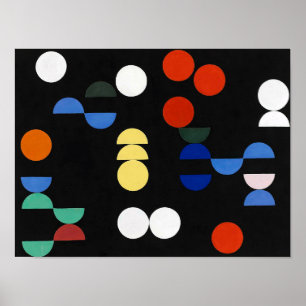 Poster Cercles et demi-cycles   Sophie Taeuber-Arp  