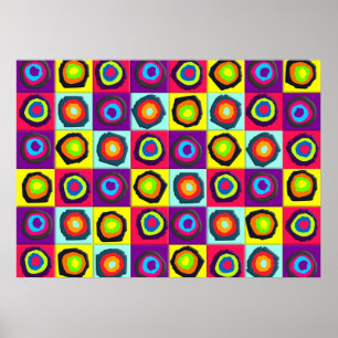 Poster cercles motif