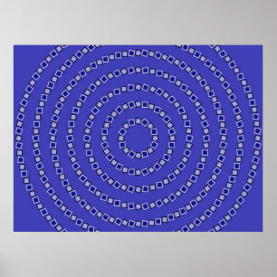 Poster Cercles spiraux