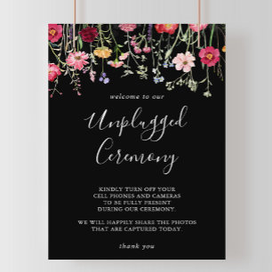 Poster Cérémonie de débranchement du Fleur sauvage multic