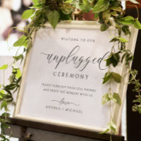 Cérémonie de Mariage débranchée Signer Élégant Sim