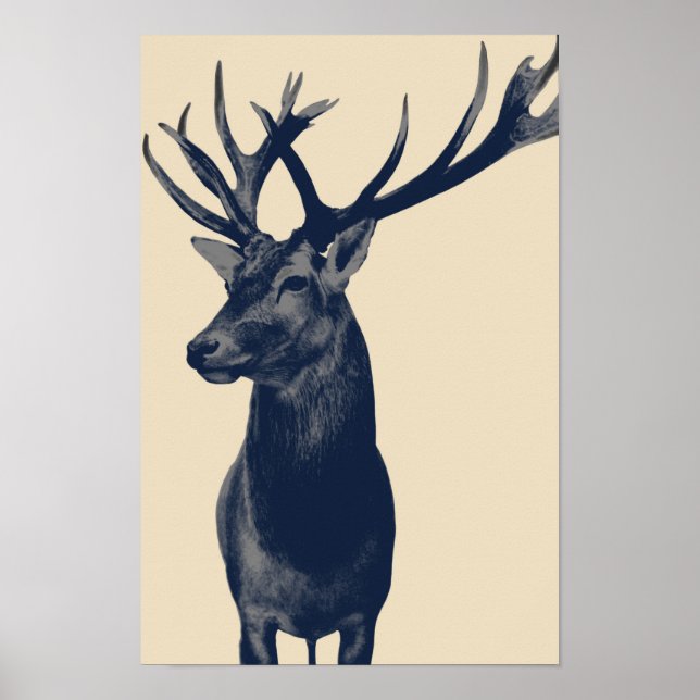 Poster Cerf (Devant)