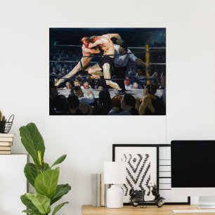 Poster Cerf chez Sharkey George Bellows