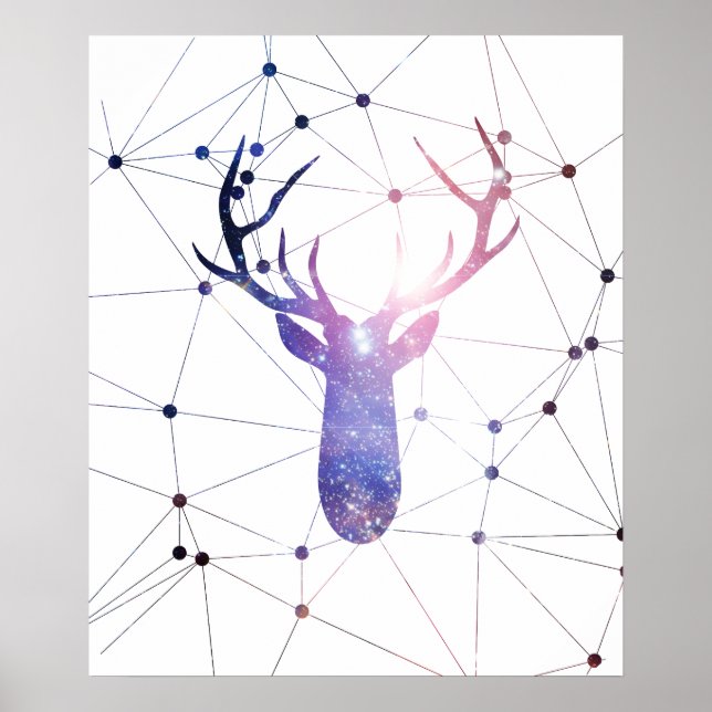 Poster Cerf interstellaire (Devant)