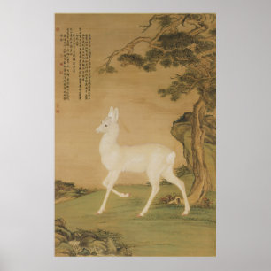 Poster Cerf propice aux arts raffinés