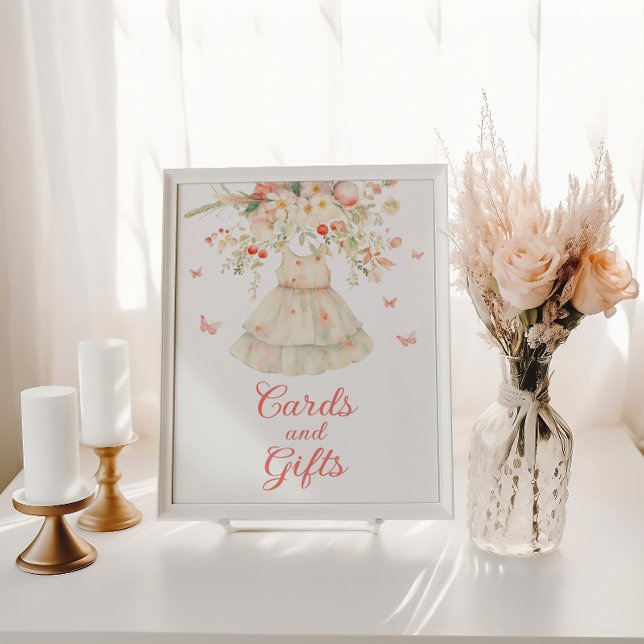 Poster Cerise Whimsical Cherry Blossom Cartes et cadeaux (Créateur téléchargé)