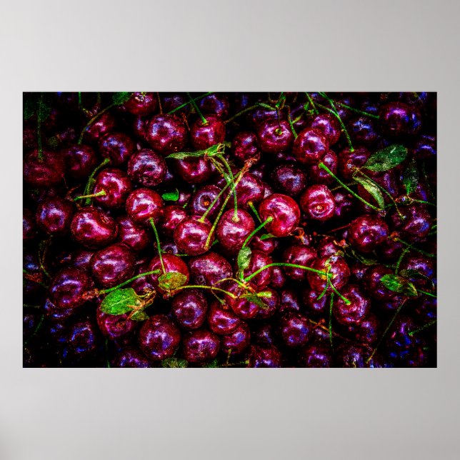 Poster Cerises (Devant)