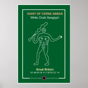 Poster Cerne Abbas Giant
