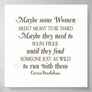 Poster Certaines femmes ne sont pas censées être apprivoi