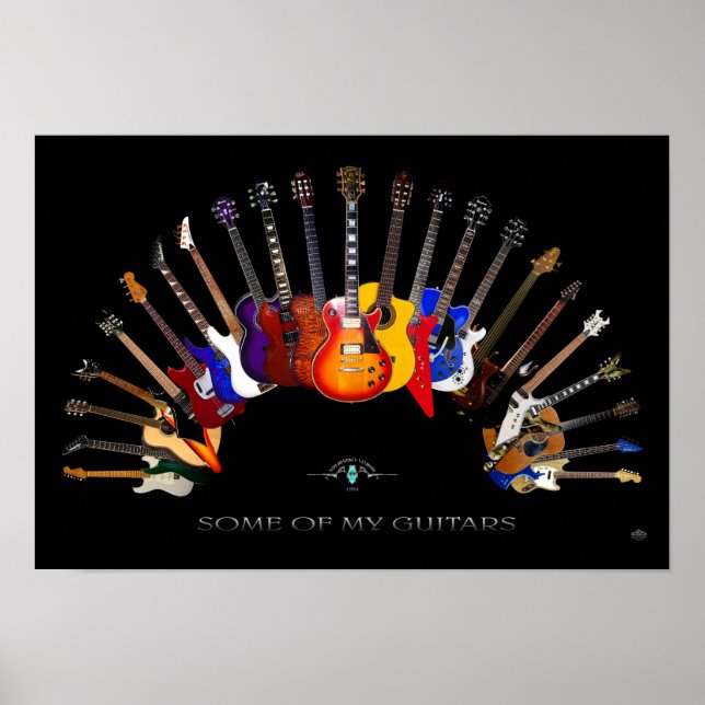 Poster Certains de My Guitars ~ SolidSpaceStudio depuis 1 (Devant)