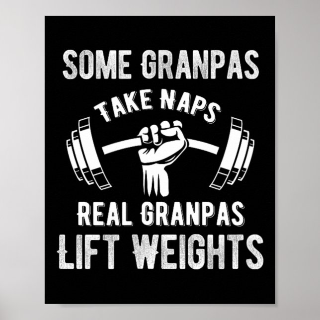 Poster Certains Grandpas Jouer Bingo Real Grandpas Poids  (Devant)
