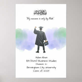 Poster Certificat de diplôme