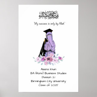 Poster Certificat de diplôme