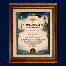 Certificat de sceau de capitaine de Ch3 Connaissez