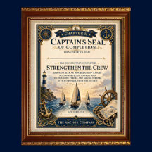 Certificat du sceau du capitaine Ch11 Renforcer l'