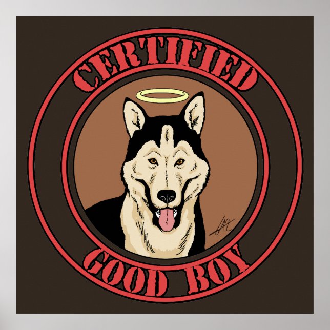 Poster Certifié Good Boy (Devant)