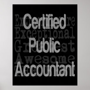 Poster Certified Accountant Estimation