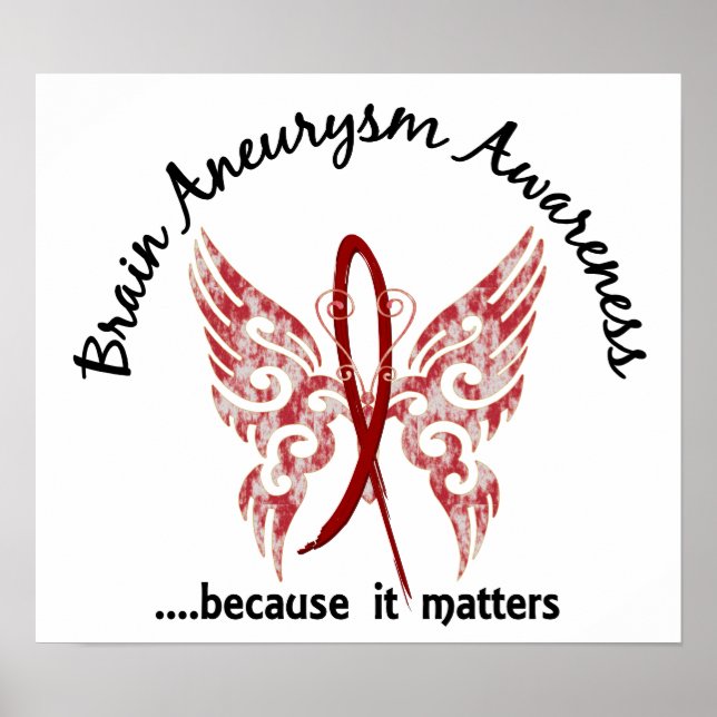 Poster Cerveau Aneurysme Papillon 6.1 (Devant)