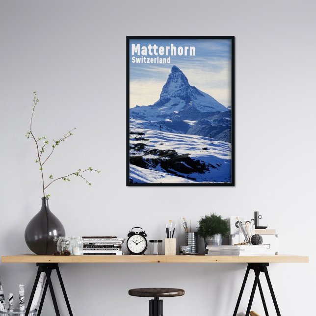 Poster Cervin vintage, Suisse (Créateur téléchargé)